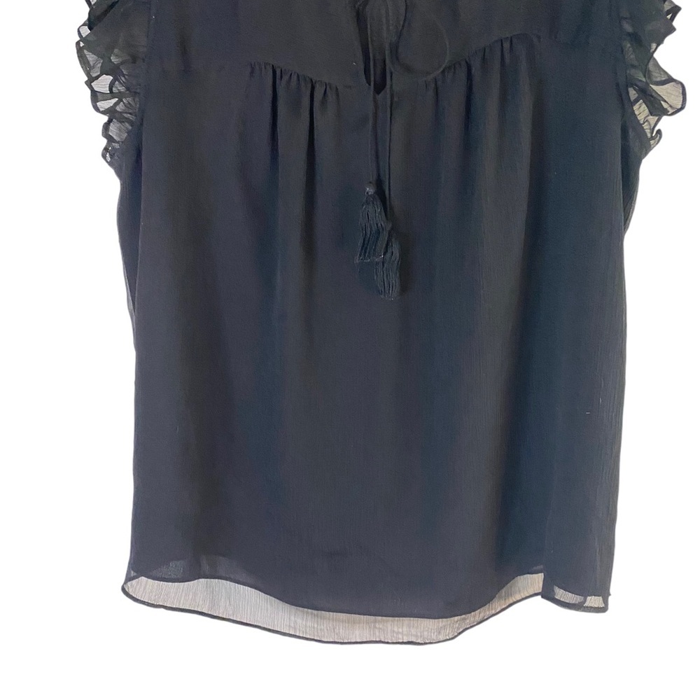 CeCe Flowy Black Top Women Size 1X - Picture 5 of 8